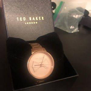 Ted Baker watch in rose gold.